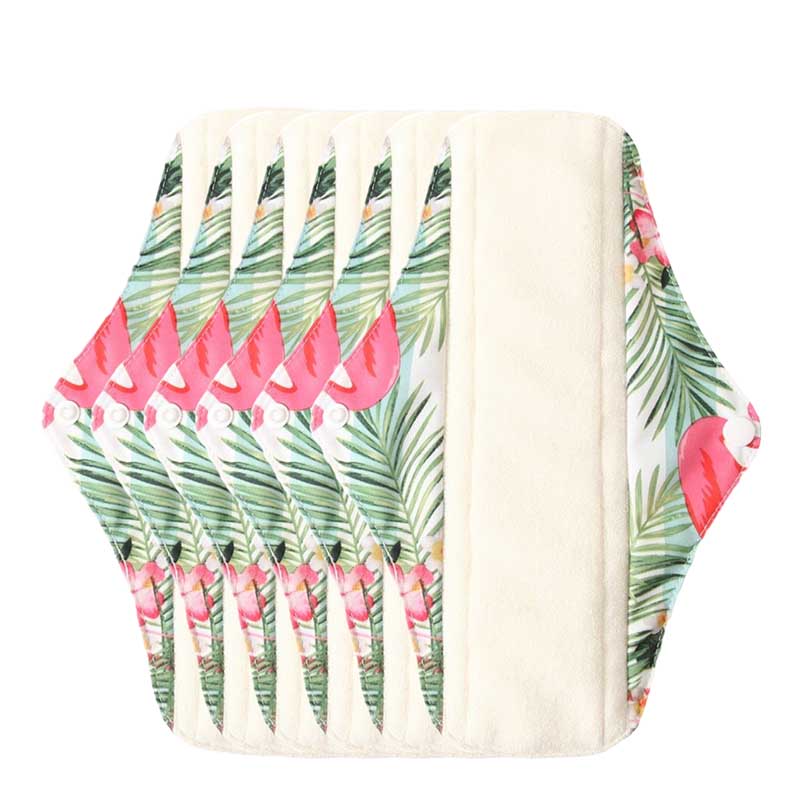 hilloo-serviettes-hygi-niques-lavables-flamant-rose-flux-normal image 3