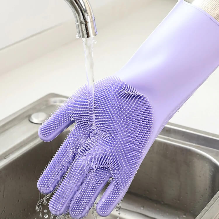 hilloo-gant-silicone-vaisselle-alimentaire-bleu image 3