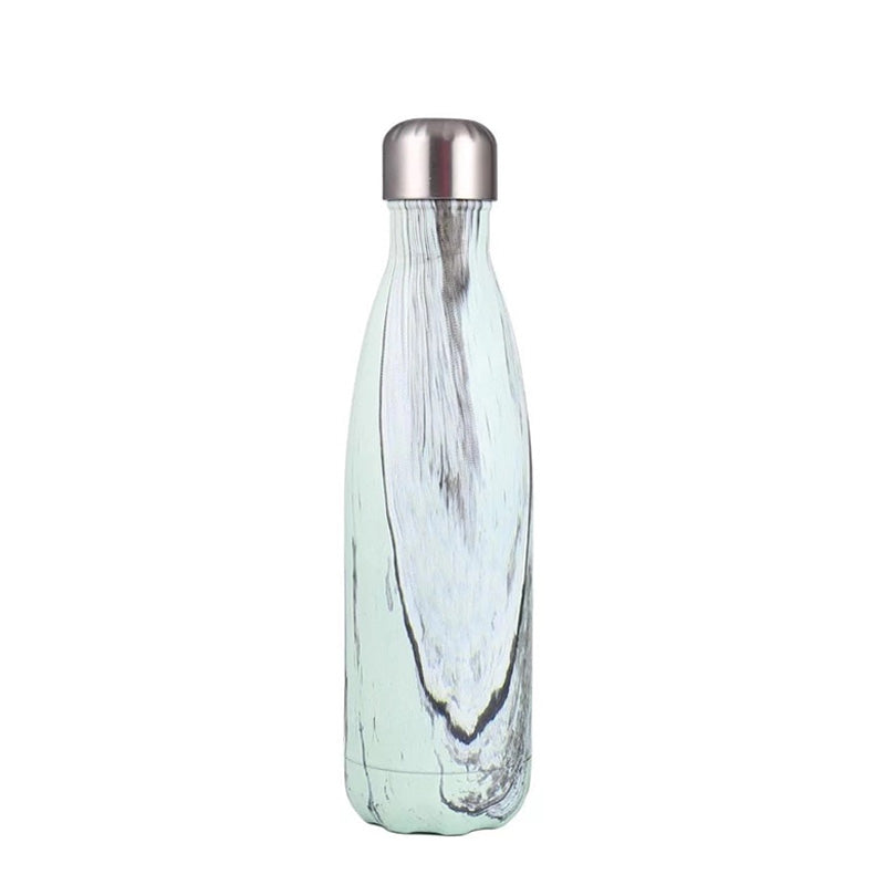 hilloo-bois-vert-bouteille-inox-isotherme-500-ml-sans-bpa image 1