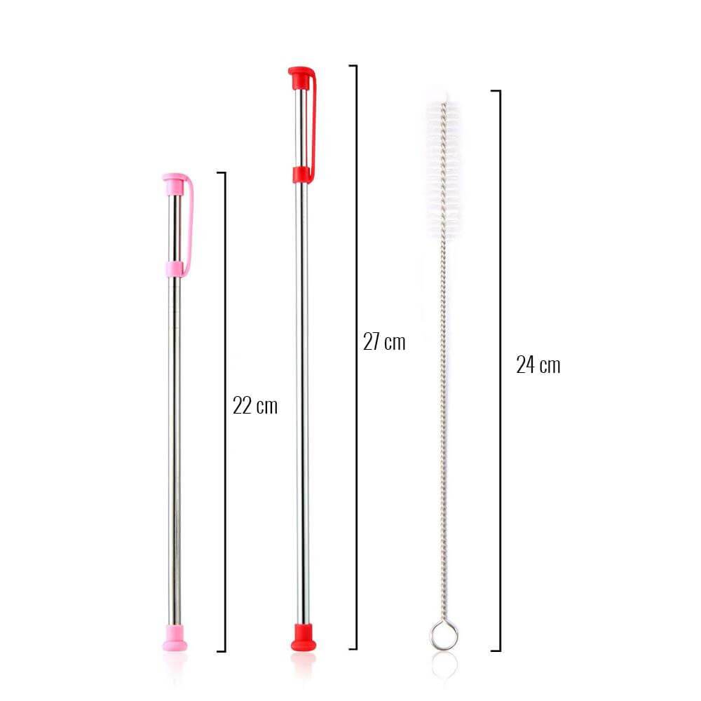 hilloo-pailles-inox-droites-anti-poussi-re-lot-de-4 image 3