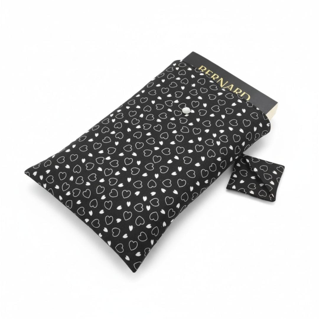 au-bonheur-de-petite-fleur-pochette-livre-coton-grand-format-noir-blanc image 2