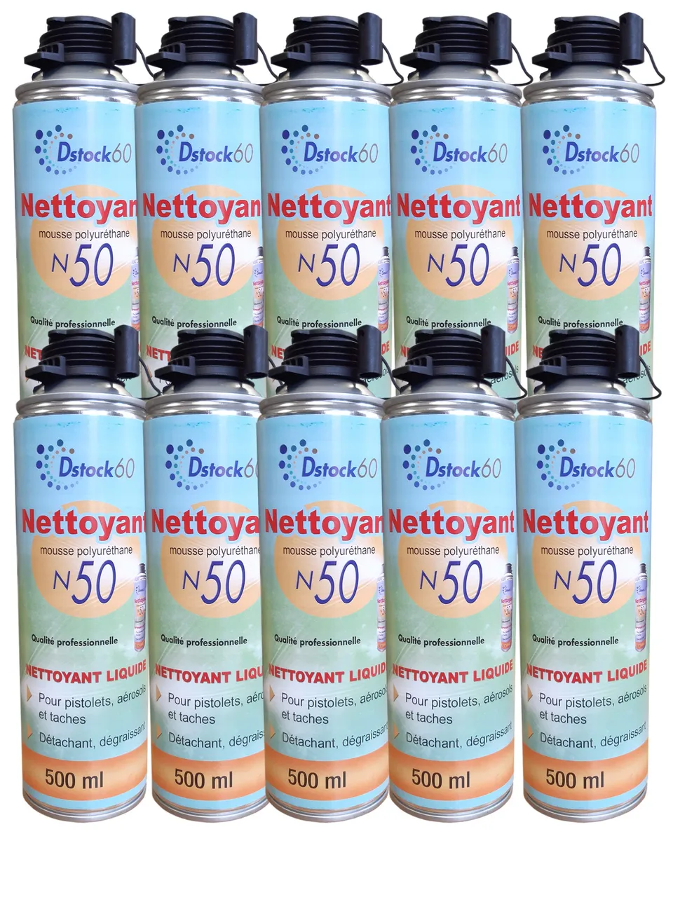 dstock60-nettoyant-mousse-expansive-500ml-lot-10-pistolet image 1