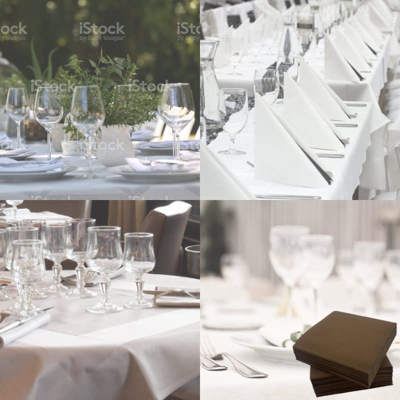 dstock60-serviettes-jetables-airlaid-40x40-serviette-table-chocolat-x60 image 3