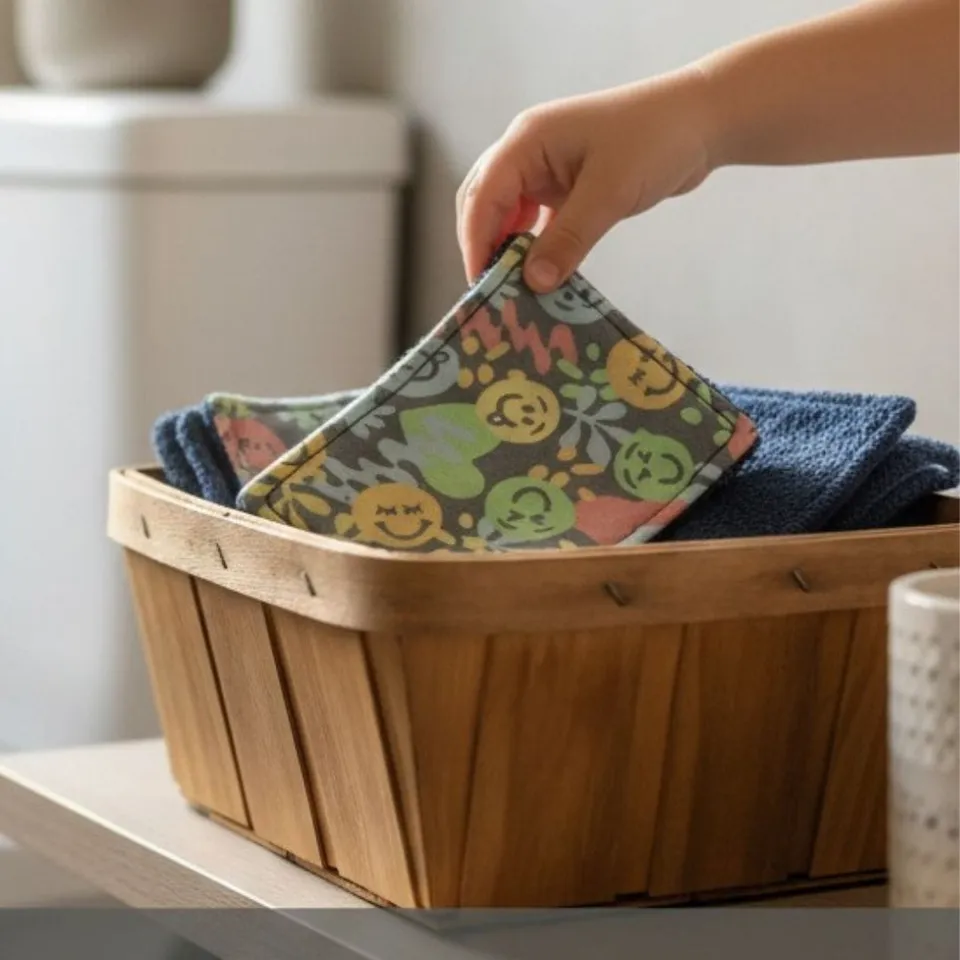 au-bonheur-de-petite-fleur-papier-toilette-lavable-enfant-coton-bio-motifs image 1