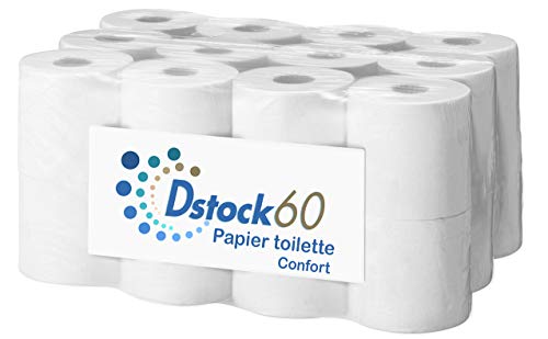 dstock60-papier-toilette-blanc-2-plis-24-rouleaux-400-feuilles image 4
