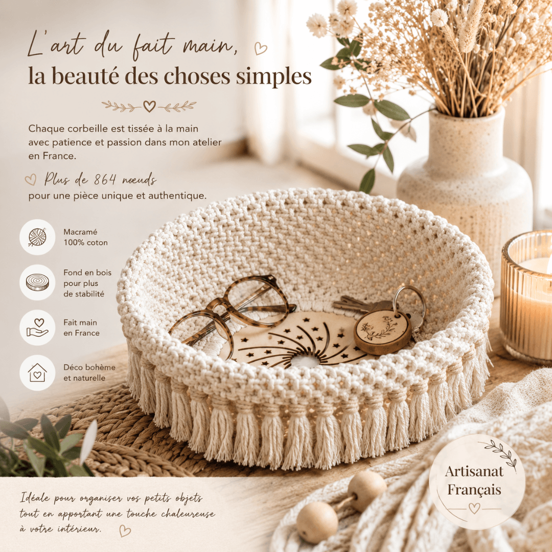 au-bonheur-de-petite-fleur-corbeille-macram-cru-26-cm-coton-bois image 4