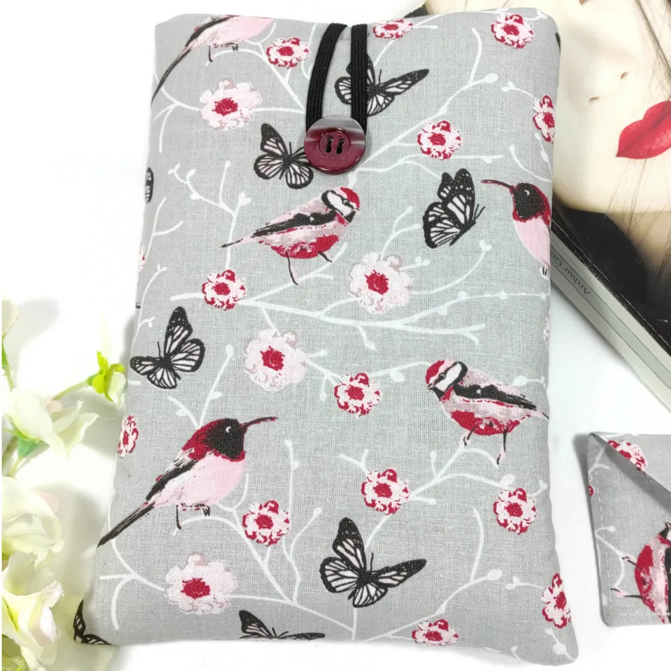 au-bonheur-de-petite-fleur-pochette-livre-poche-oiseaux-marque-page image 1