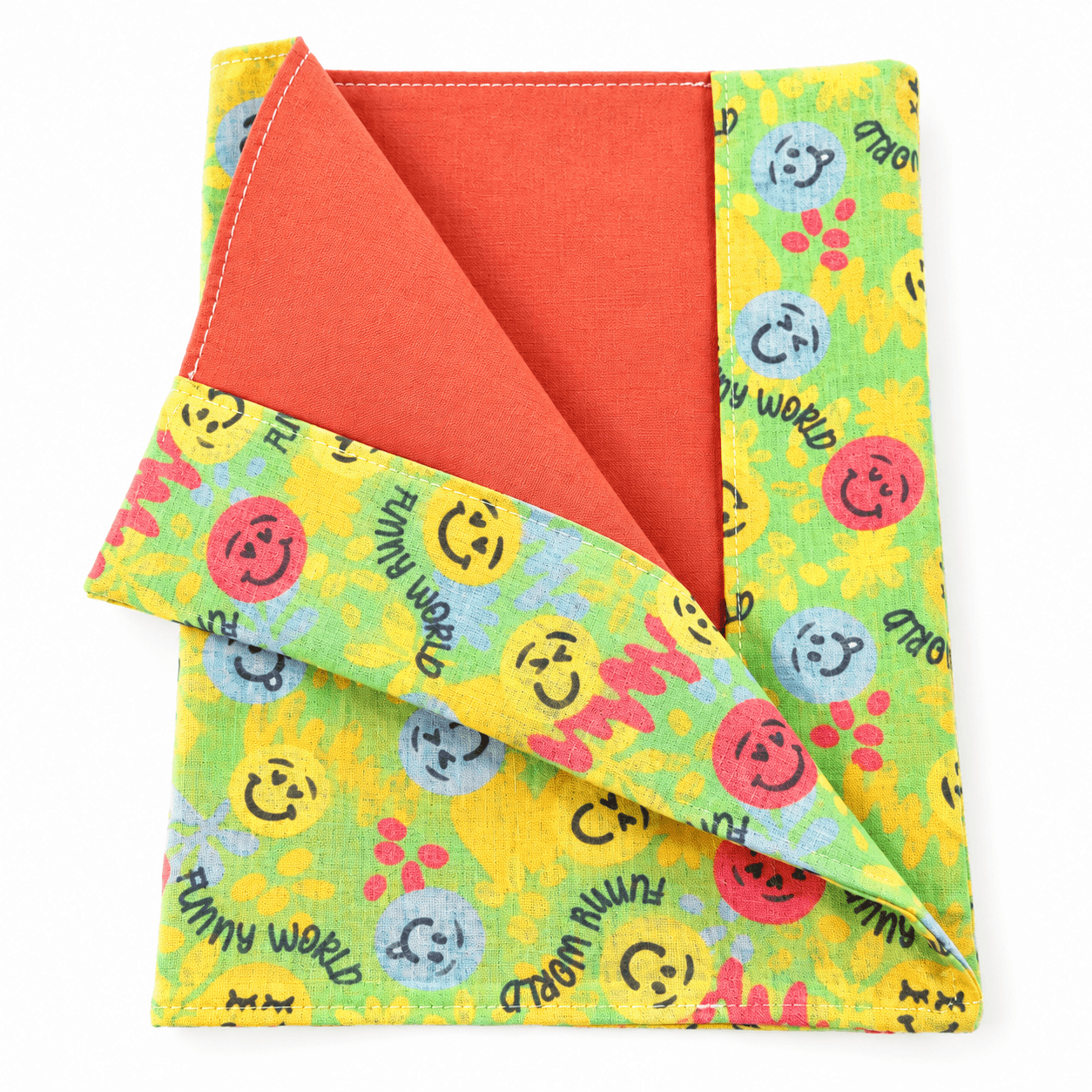 au-bonheur-de-petite-fleur-prot-ge-cahier-monde-dr-le-17x22-lavable-coton image 3