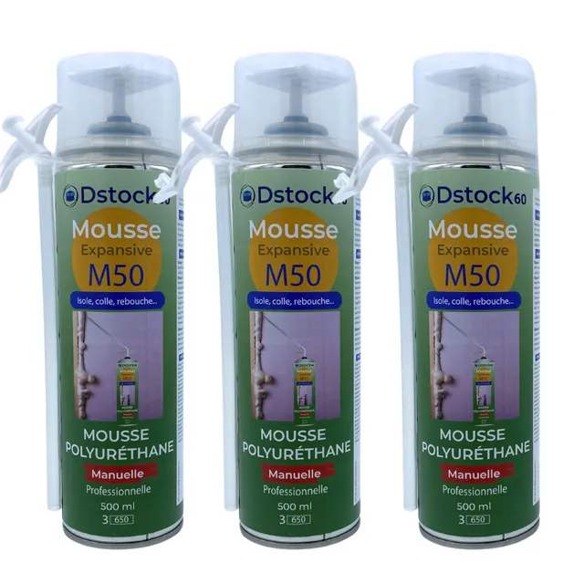 dstock60-construction-mousse-expansive-manuelle-500ml-lot-3 image 1