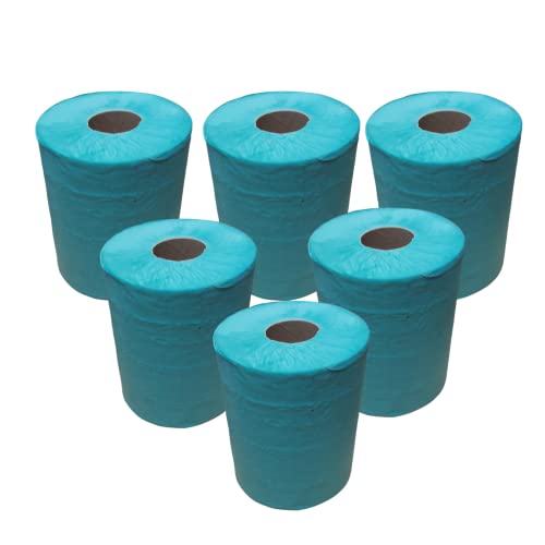 dstock60-papier-toilette-et-essuie-mains-bobine-140m-essuie-tout-vert-2-plis-lot image 6
