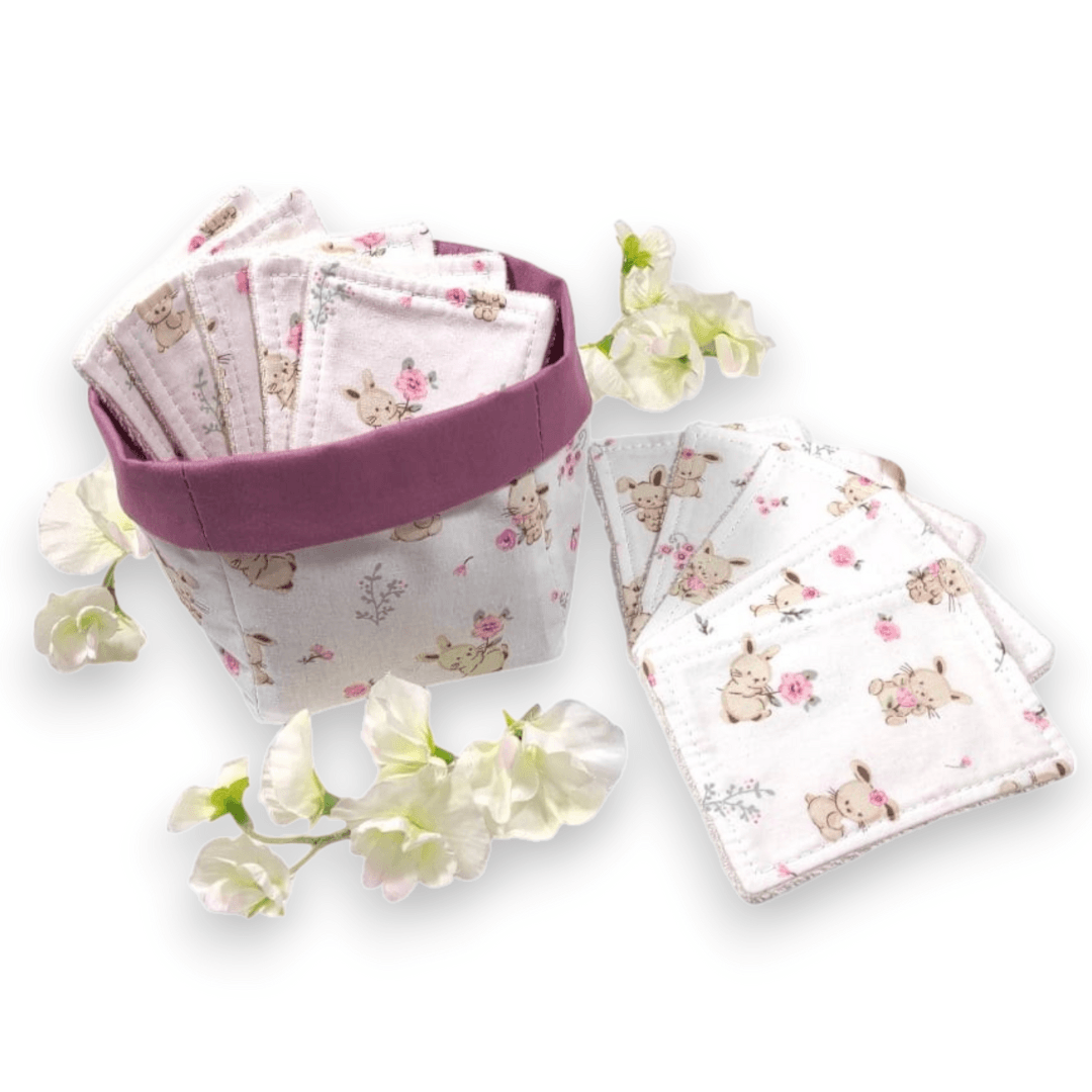 au-bonheur-de-petite-fleur-coin-des-b-b-s-coffret-10-lingettes-coton-bio-pani-re image 1