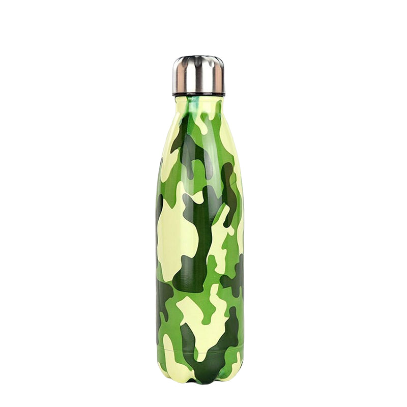 hilloo-camouflage-gourde-inox-isotherme-500-ml-vert image 1
