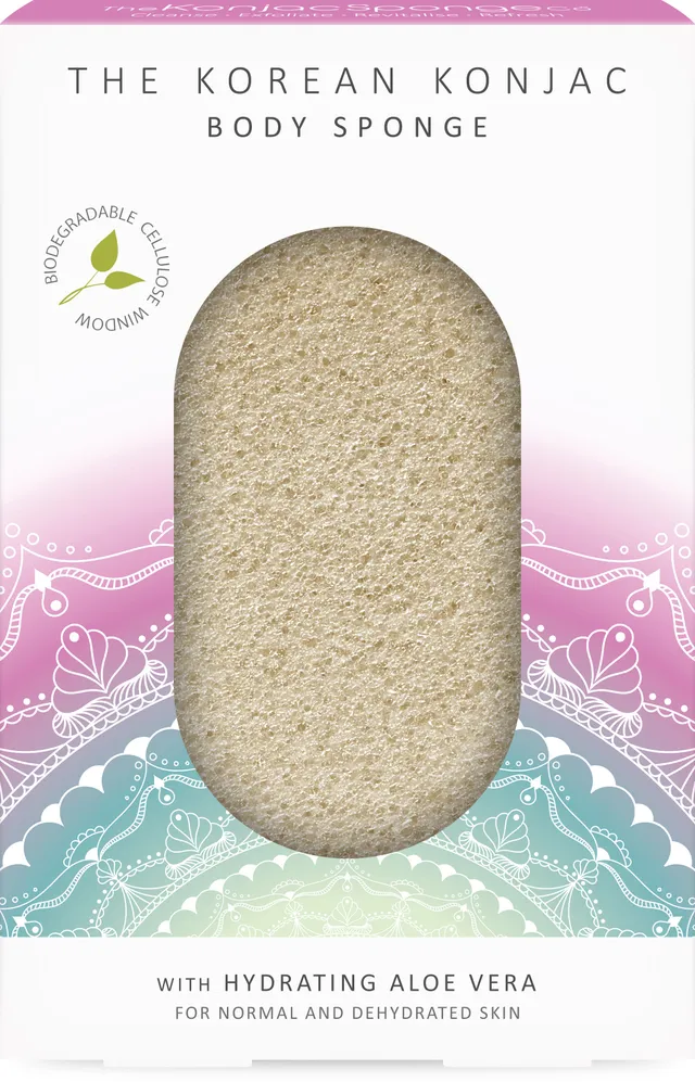 konjac-sponge-company-mandala-ponge-corps-aloe-vera-hydratante image 1