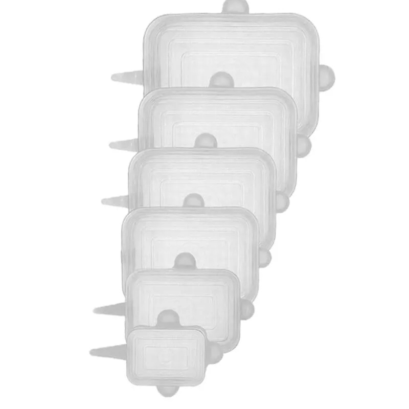 hilloo-couvercles-silicone-rectangulaires-extensibles-6-pcs image 1