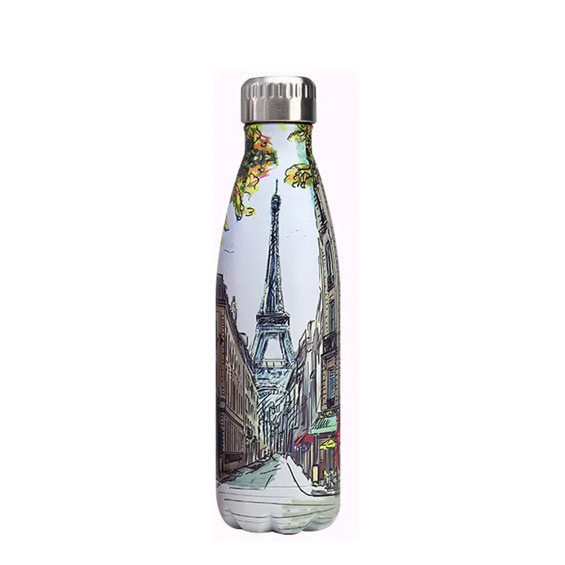 hilloo-bouteille-inox-tour-eiffel-500-ml-isotherme image 1