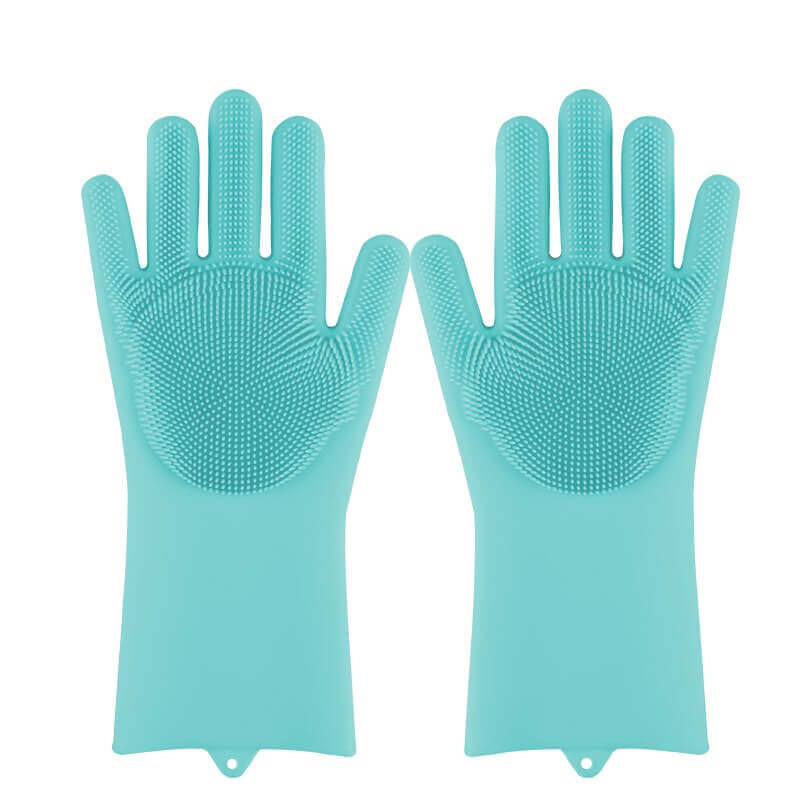 hilloo-gant-silicone-vaisselle-alimentaire-bleu image 1
