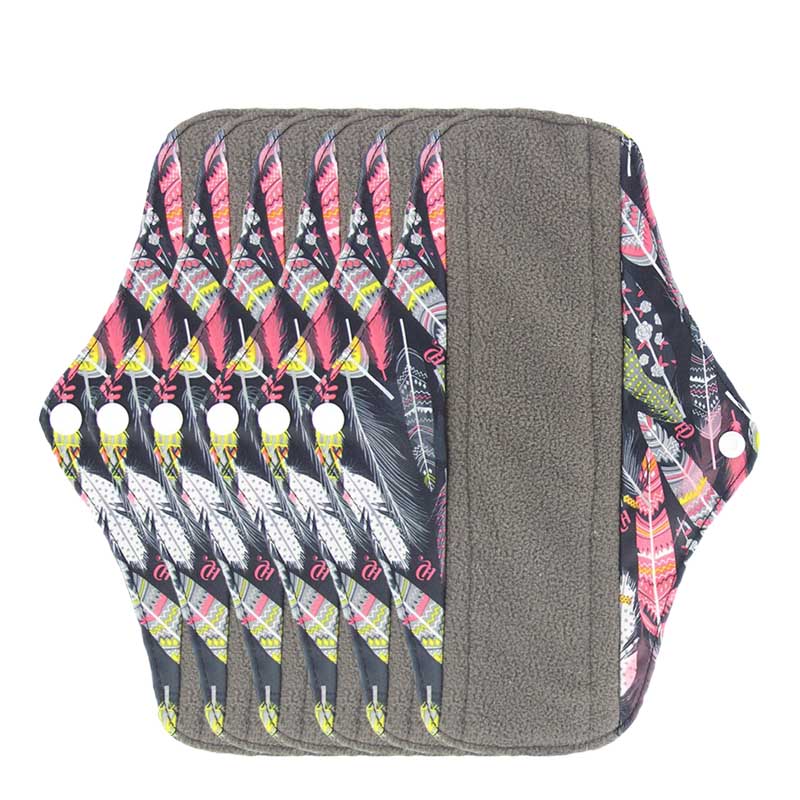hilloo-serviettes-lavables-plume-serviette-flux-normal-1-pc image 3