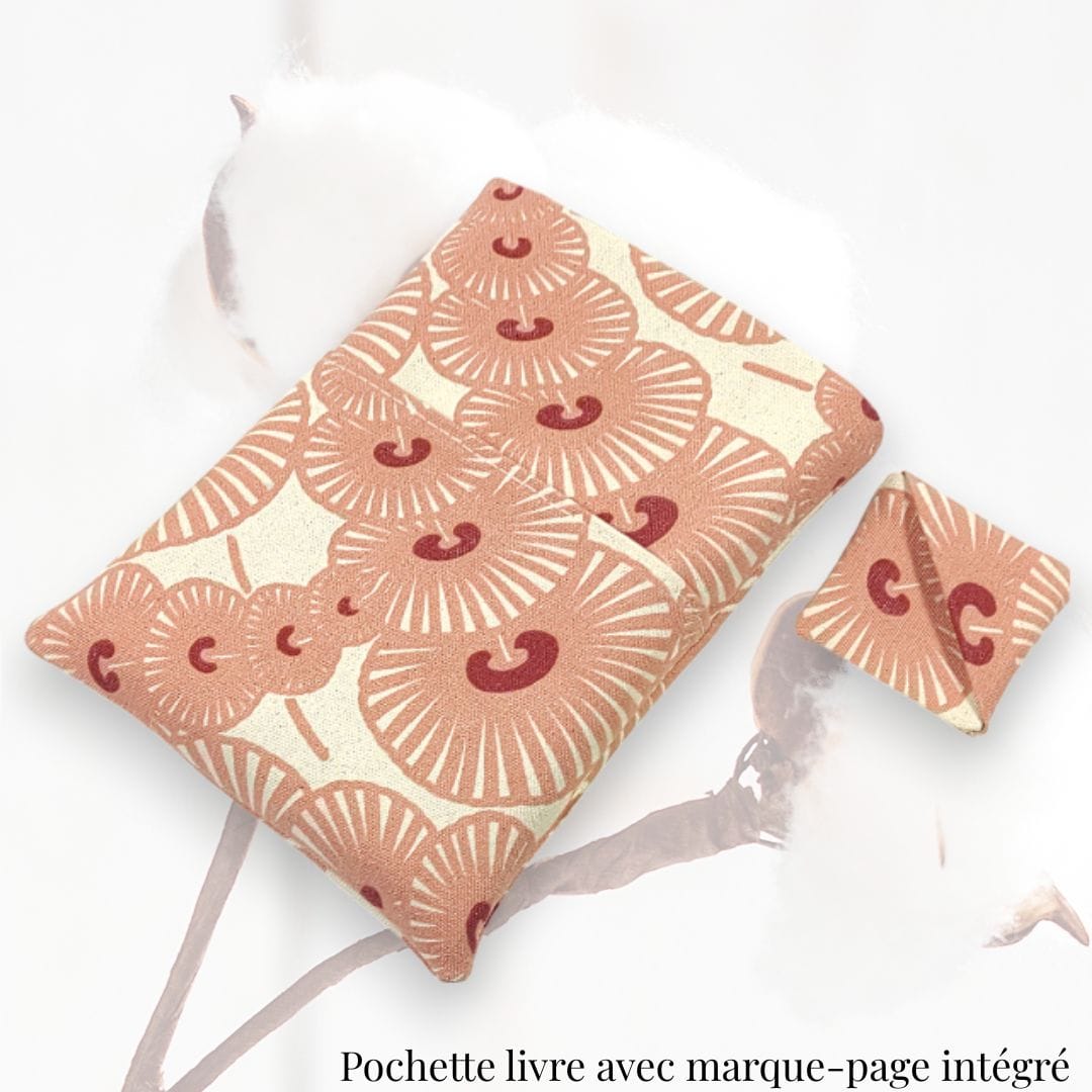 au-bonheur-de-petite-fleur-housse-livre-poche-coton-bio-parasol-marque-page image 4
