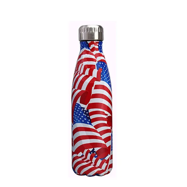 hilloo-bouteille-inox-drapeau-am-ricain-500-ml image 1