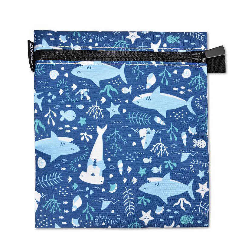 hilloo-motifs-requins-sac-cong-lation-tissu-pul-lot-2-sacs image 1