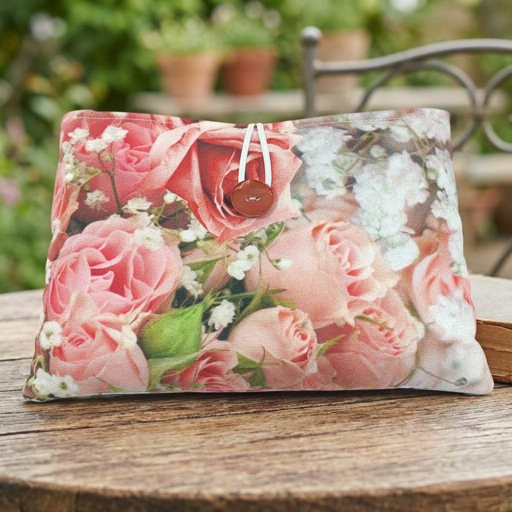 au-bonheur-de-petite-fleur-pochette-livre-poche-roses-oeko-tex-rembourr-e image 4