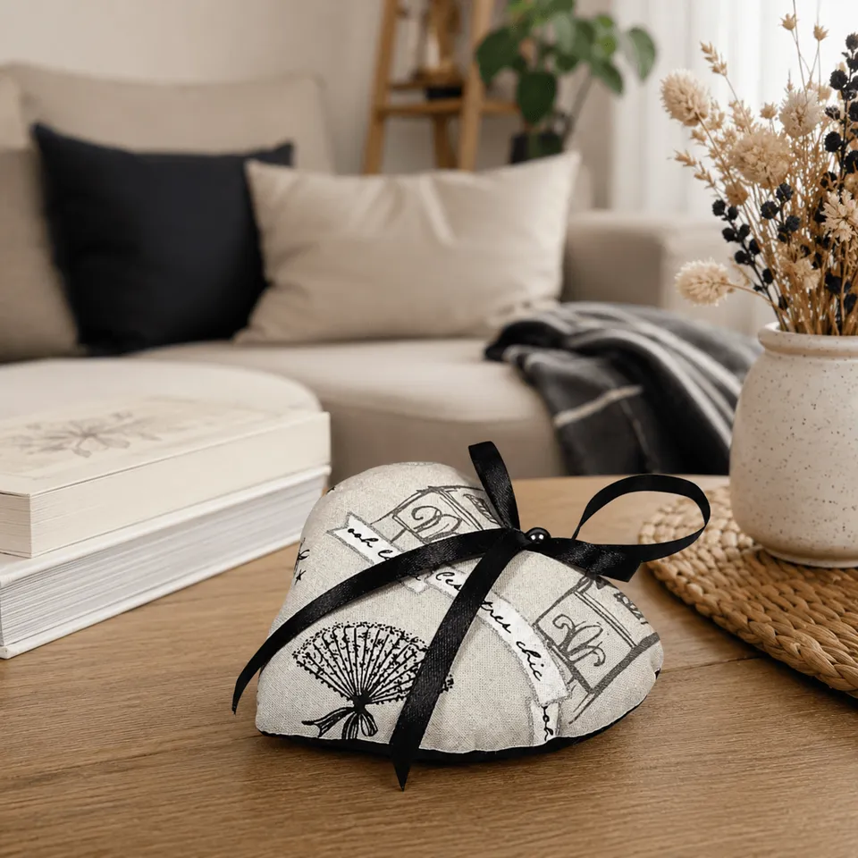 au-bonheur-de-petite-fleur-coussin-c-ur-suspendre-coton-fait-main image 1