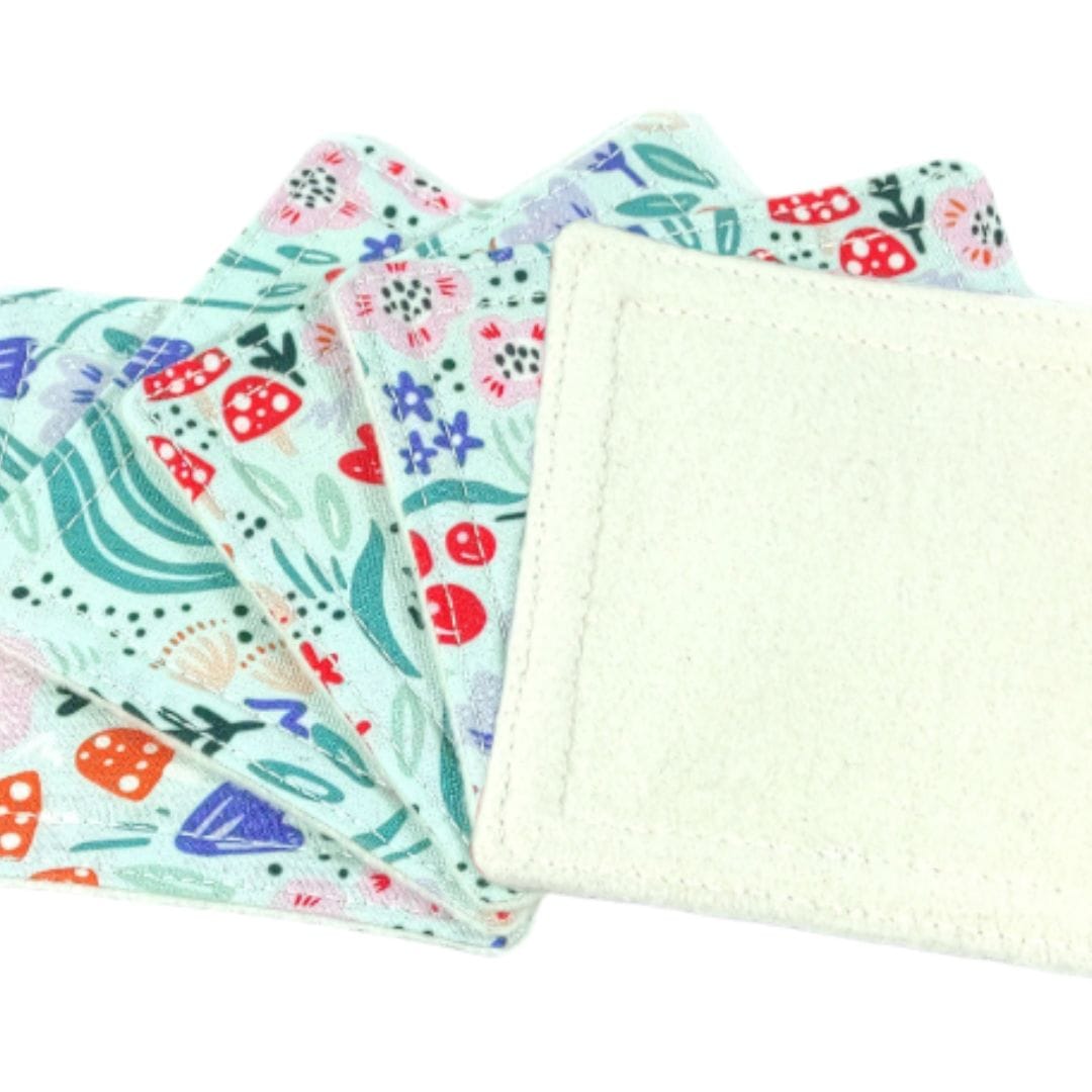 au-bonheur-de-petite-fleur-lingettes-nuit-magique-coton-bio-lot-5 image 2