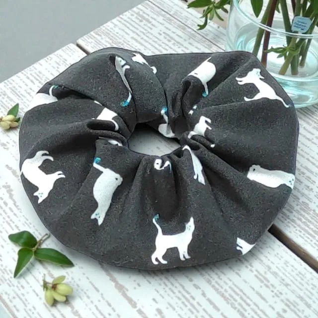 au-bonheur-de-petite-fleur-chouchou-enfant-chats-noirs-coton-doux image 1