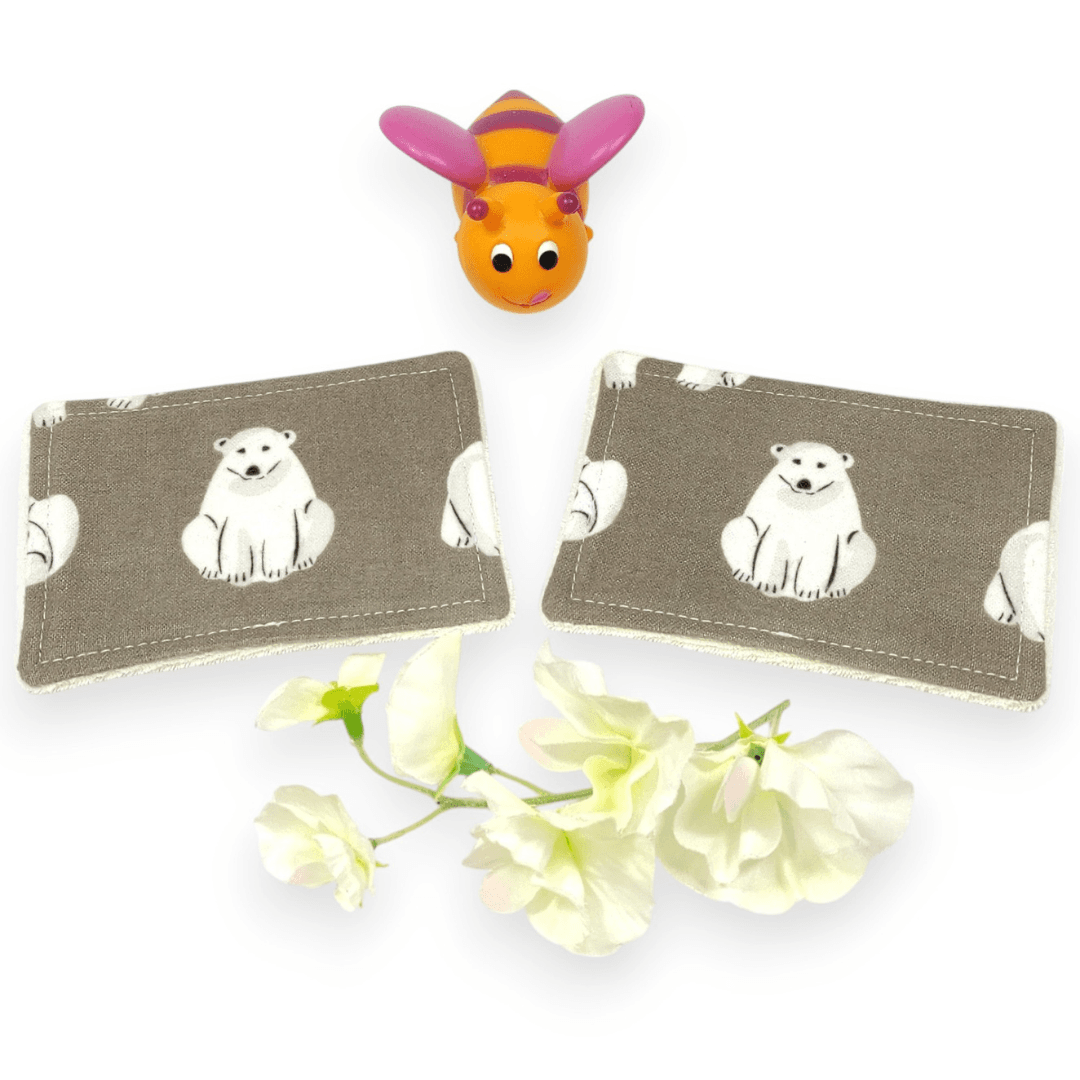 au-bonheur-de-petite-fleur-lingettes-b-b-coton-bio-ours-polaire-x6 image 2