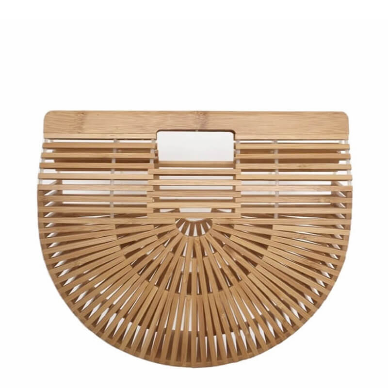 hilloo-demi-lune-sac-bambou-port-main-naturel-tendance image 1