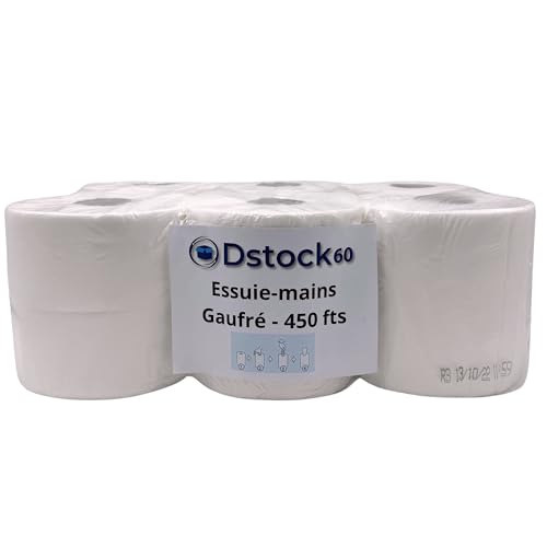 dstock60-essuie-mains-gaufr-blanc-essuie-tout-450-feuilles-x6 image 6