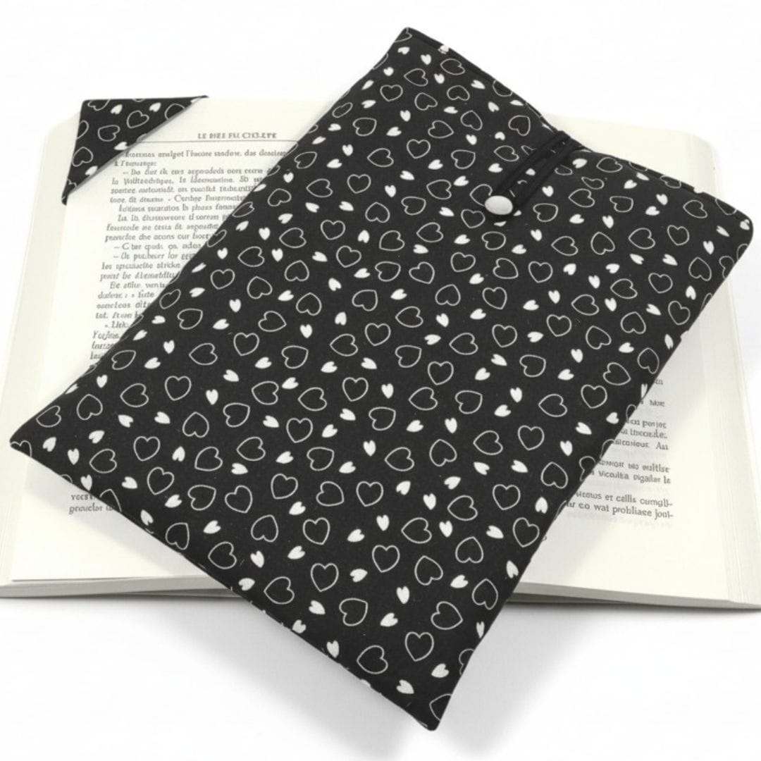 au-bonheur-de-petite-fleur-pochette-livre-coton-grand-format-noir-blanc image 3