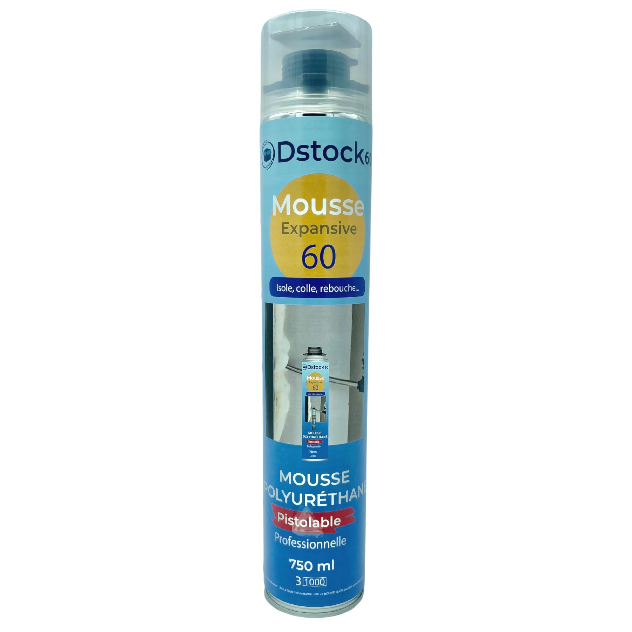 dstock60-mousse-expansive-pistolable-750-ml-kit-8-nettoyant-pistolet image 3