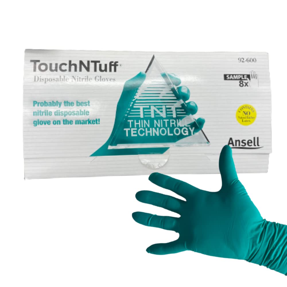 dstock60-hygi-ne-set-gants-jetables-nitrile-touch-n-tuff-4-paires-multi-tailles image 1