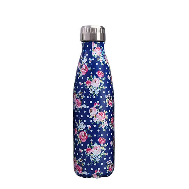 hilloo-pluie-de-fleurs-bouteille-inox-isotherme-500-ml image 1