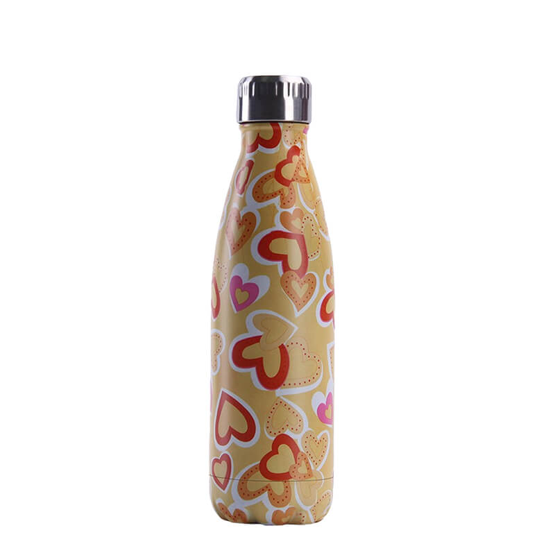 hilloo-c-ur-jaune-bouteille-inox-isotherme-500-ml-12h-chaud image 1