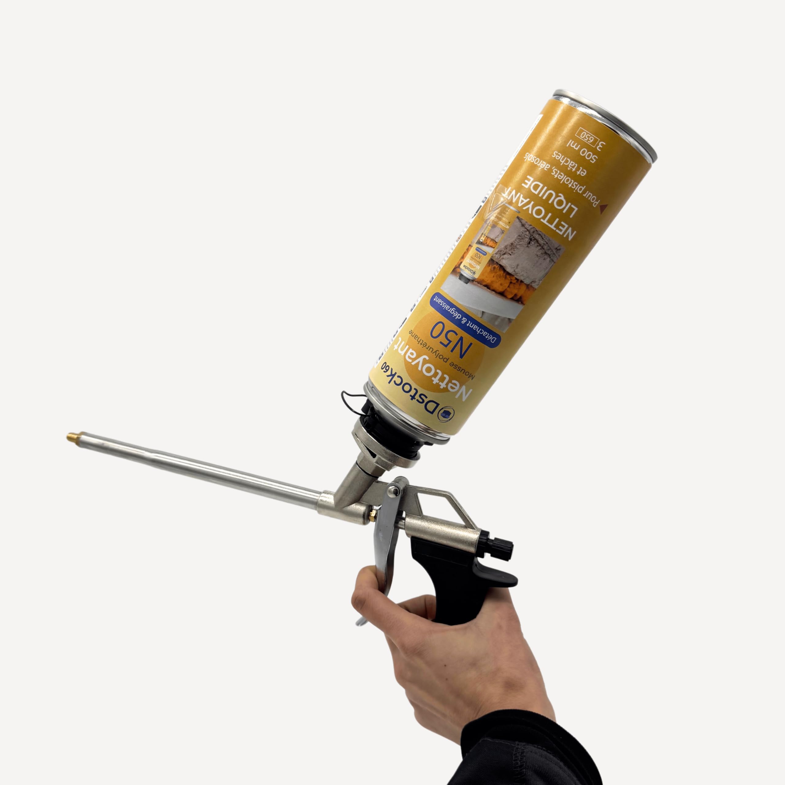 dstock60-nettoyant-mousse-expansive-pu-500-ml-x1-pistolet image 2