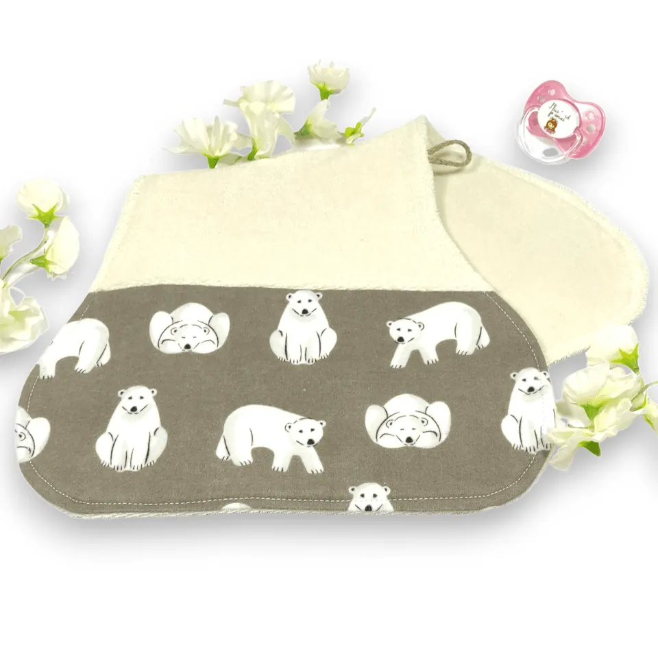 au-bonheur-de-petite-fleur-prot-ge-paule-b-b-coton-bio-ours-polaires image 1