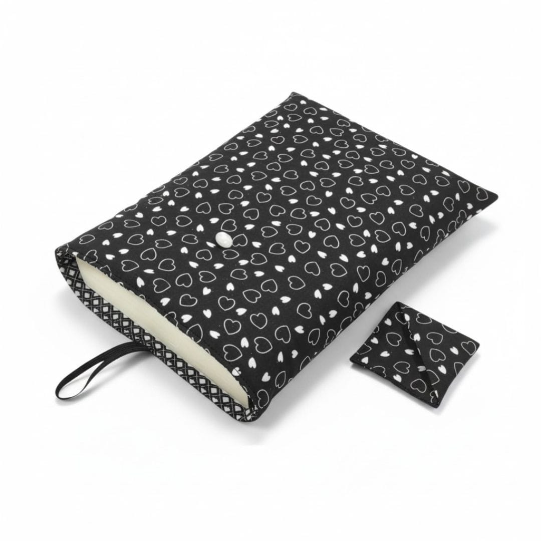 au-bonheur-de-petite-fleur-pochette-livre-coton-grand-format-noir-blanc image 4