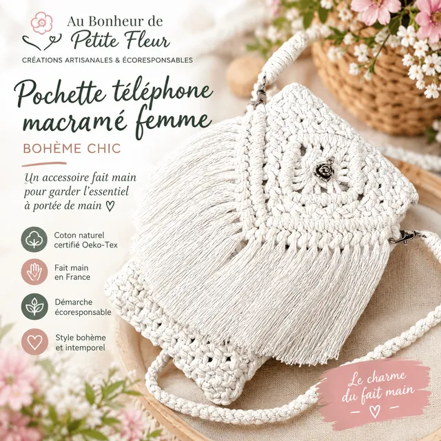 au-bonheur-de-petite-fleur-pochette-t-l-phone-macram-blanc-femme-coton image 1