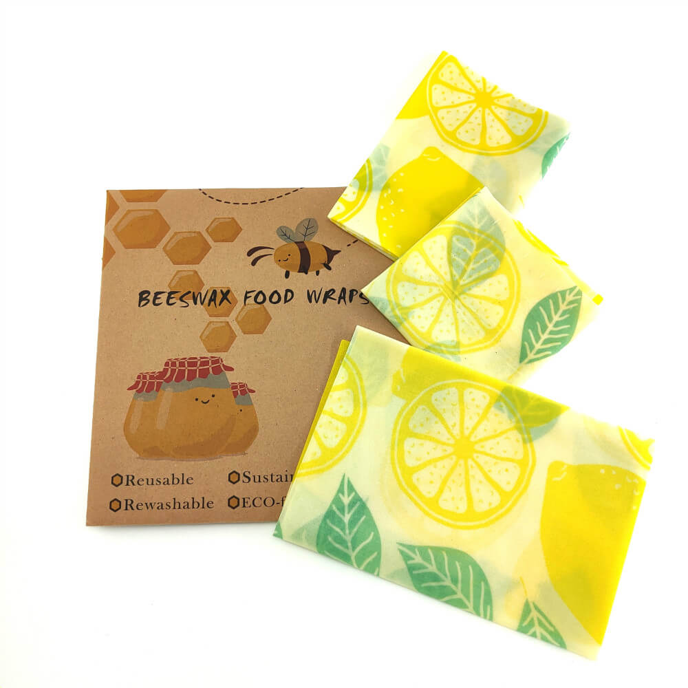 hilloo-emballages-cire-d-abeille-bee-wrap-citrons-lot-3-r-utilisable image 2
