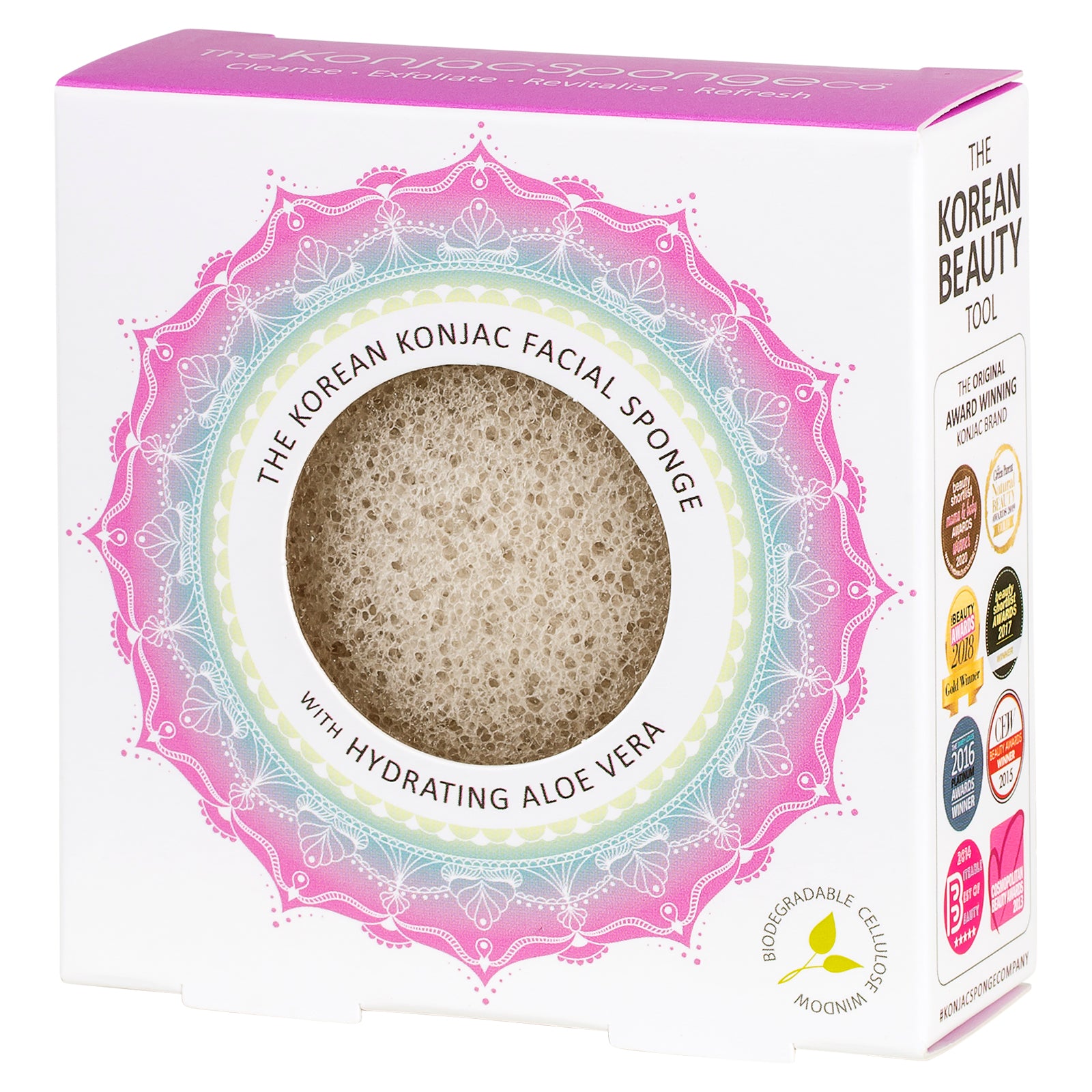 konjac-sponge-company-mandala-ponge-visage-aloe-vera image 2