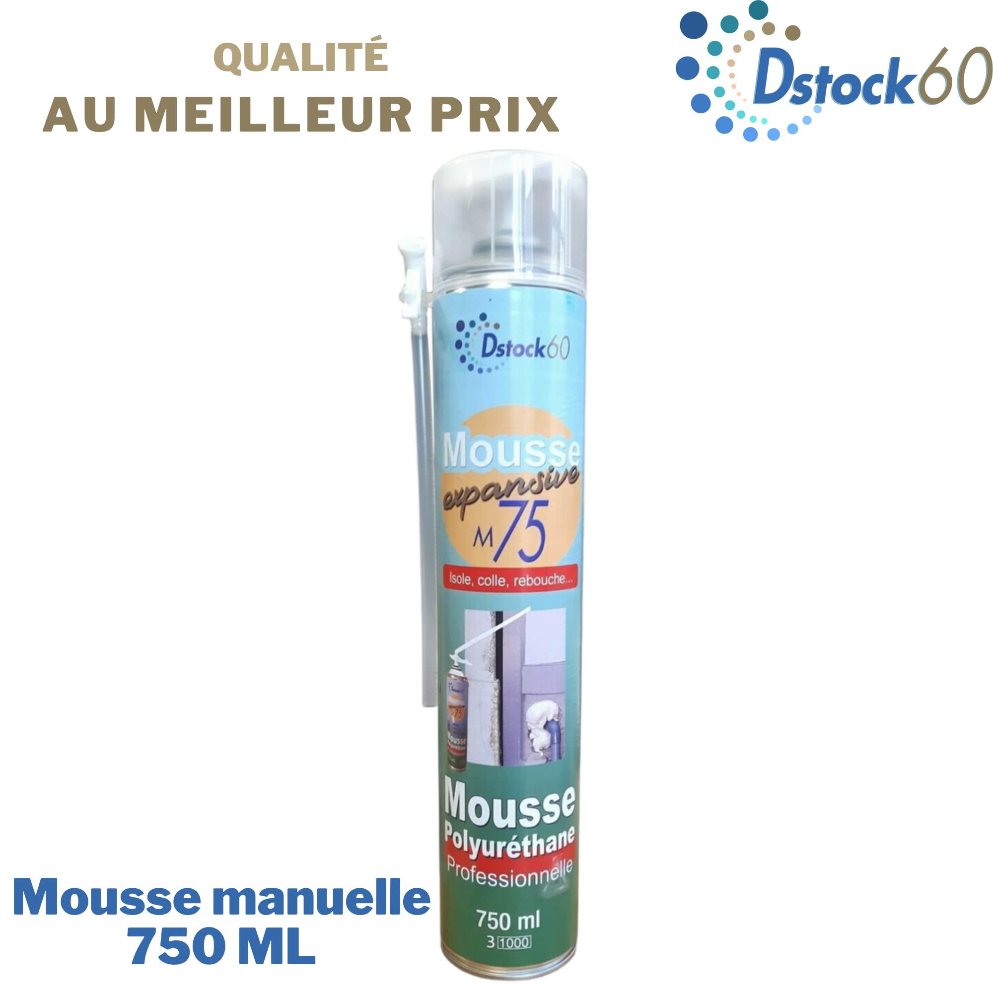 dstock60-mousse-expansive-manuelle-pu-750-ml-isolation image 4