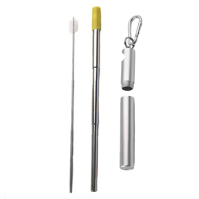 hilloo-pailles-inox-tui-d-capsuleur-paille-argent-t-lescopique image 1