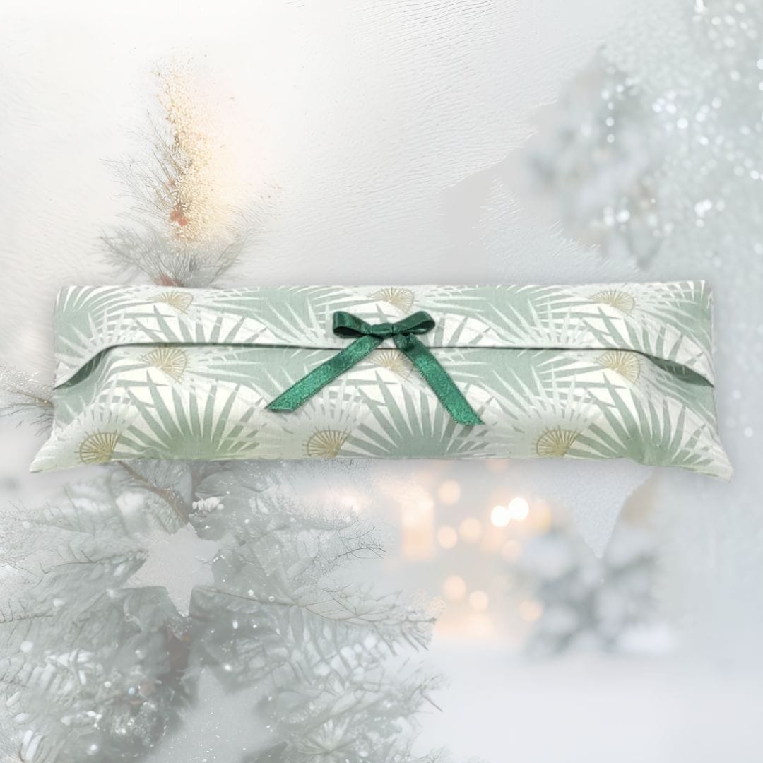 au-bonheur-de-petite-fleur-emballages-pochette-montre-bracelet-tissu-coton-vert image 1