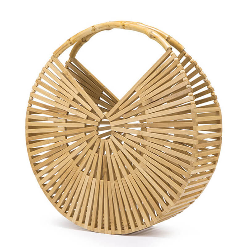 hilloo-sac-bambou-rond-en-bambou-naturel-main image 1