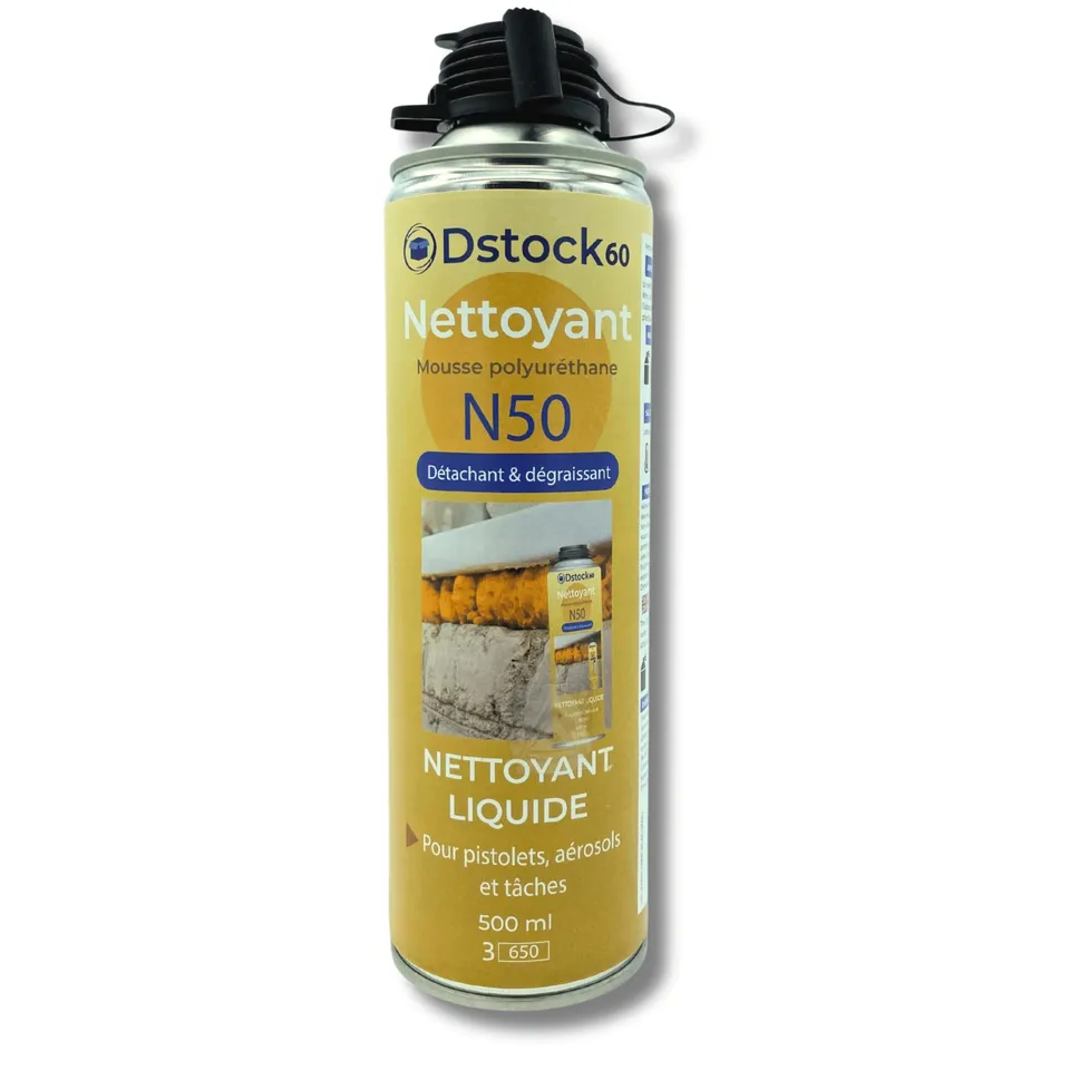 dstock60-nettoyant-mousse-expansive-pu-500-ml-x1-pistolet image 1
