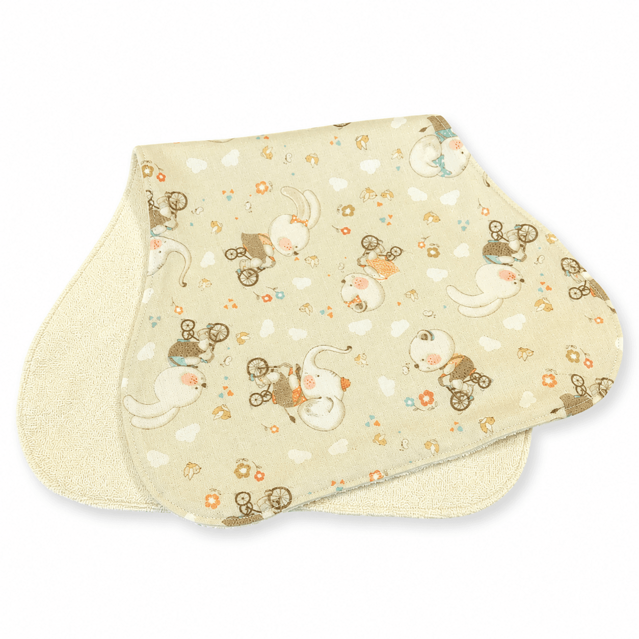 au-bonheur-de-petite-fleur-coin-des-b-b-s-bavoir-paule-oursons-v-lo-bio image 1