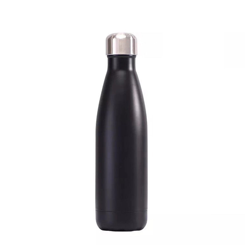 hilloo-bouteilles-inox-gourde-isotherme-noir-mat-500ml-sans-bpa image 1