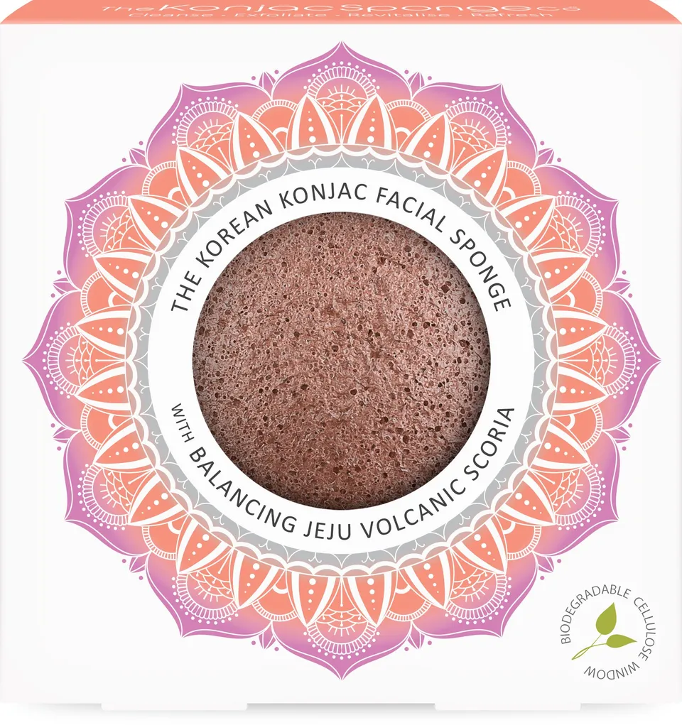 konjac-sponge-company-mandala-jeju-scoria-ponge-visage-disque image 1